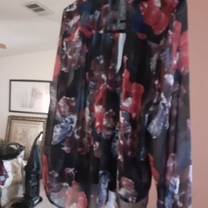 Ladies XL JLo Sheer Long Sleeve Top